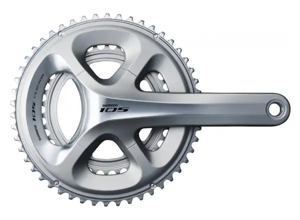 Shimano 105 FC-5800 53/39z. Cestné kľuky strieborné