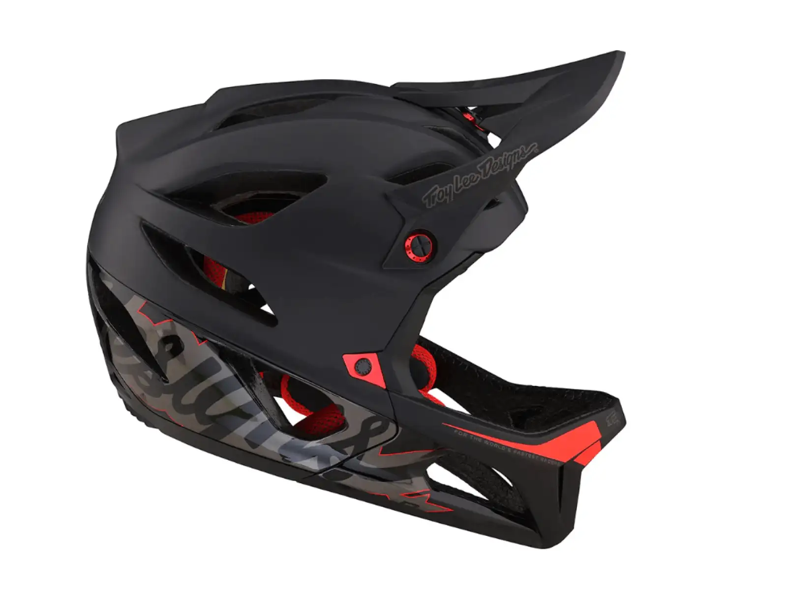 Troy Lee Designs Stage Mips prilba Signature Black