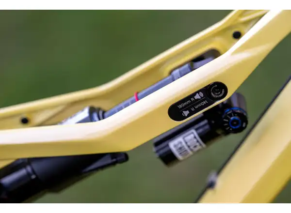 Rock Machine Whizz FS II 90 AXS horský bicykel Panama Yellow