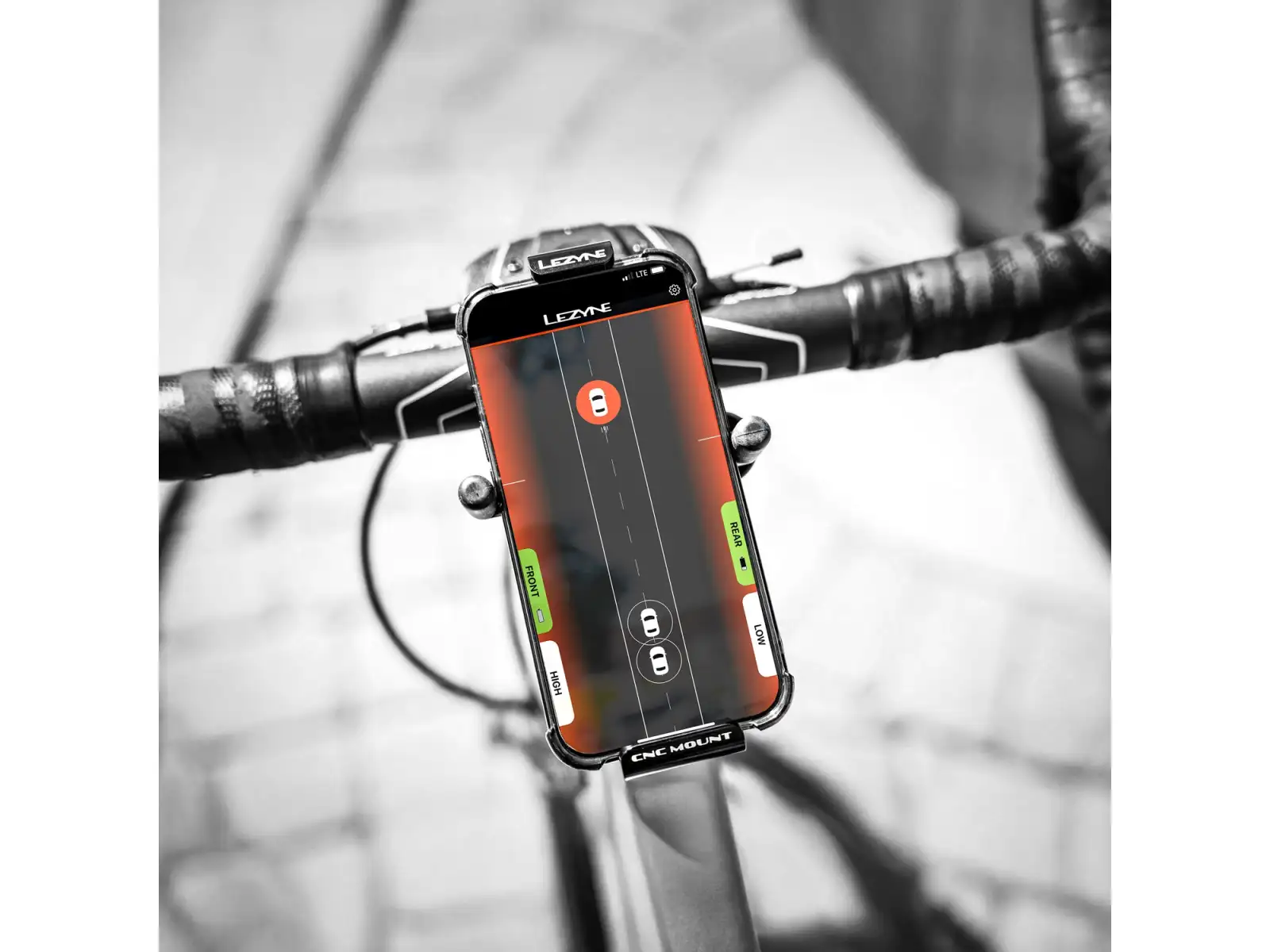 Lezyne Radar React StVZO System predné a zadné svetlo Black