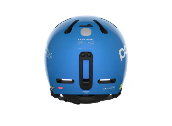 POC POCito Fornix MIPS detská lyžiarska prilba Fluorescent Blue veľkosť. M-L