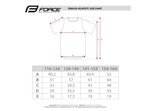 Force Kid MTB Cherry detský dres krátky rukáv modrá/limetková
