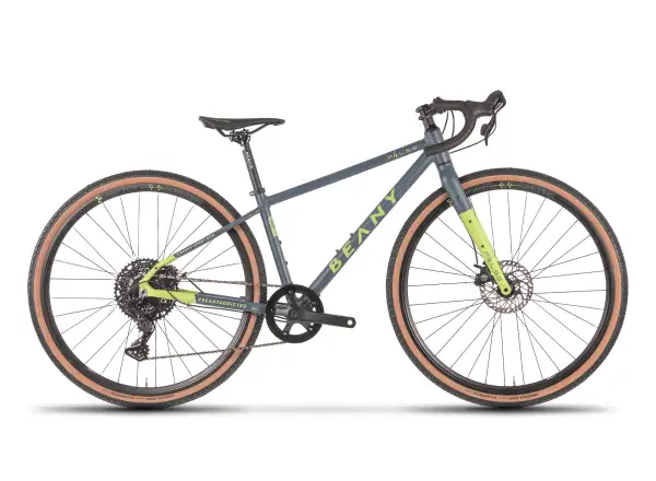 Beany Pulse 700 detský gravel bicykel neon yellow