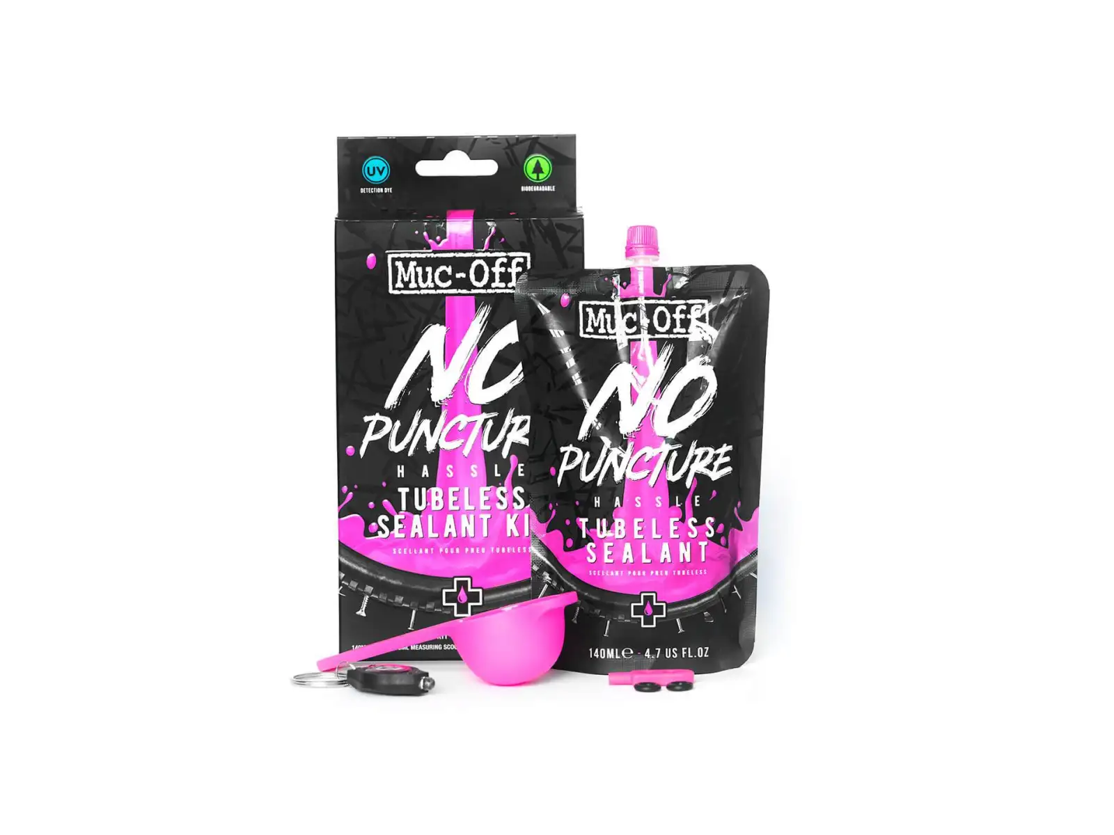 Muc Off No Puncture Hassle tmel 140 ml sada