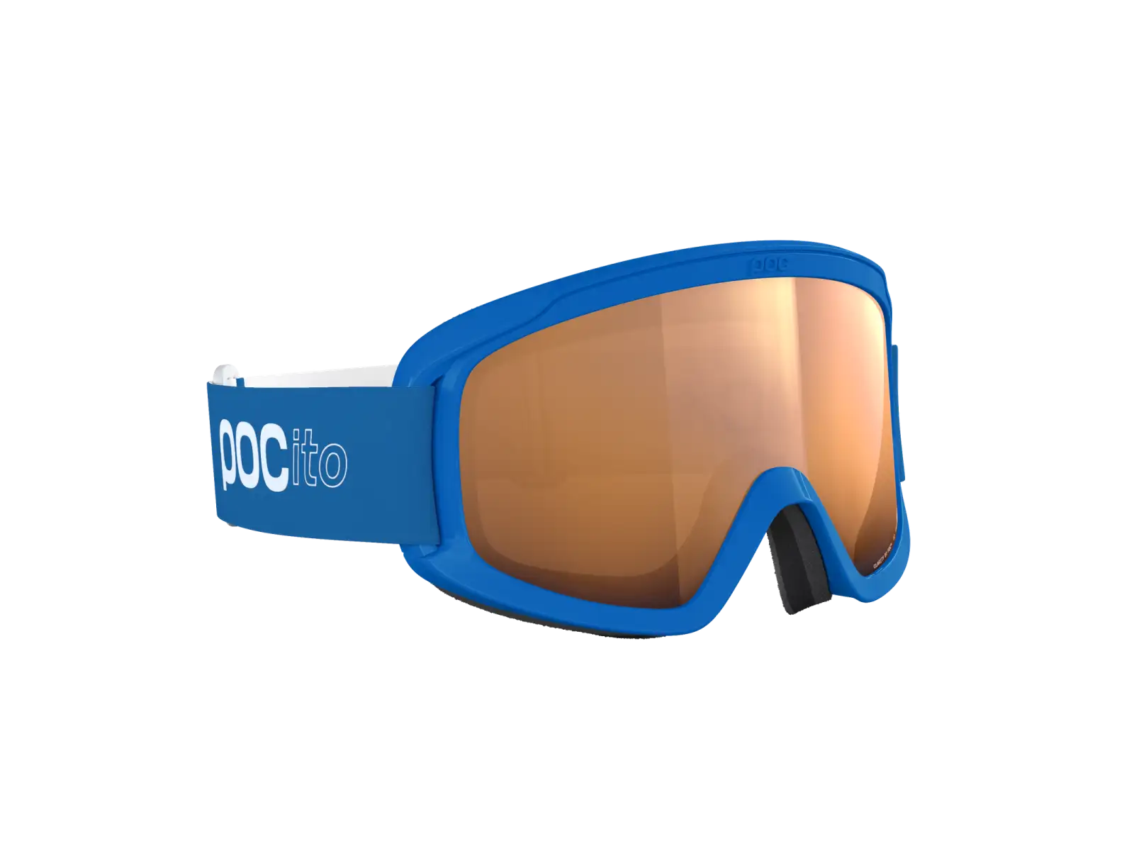 POC POCito Retina detské lyžiarske okuliare Fluorescent Blue/Partly Sunny Light Orange