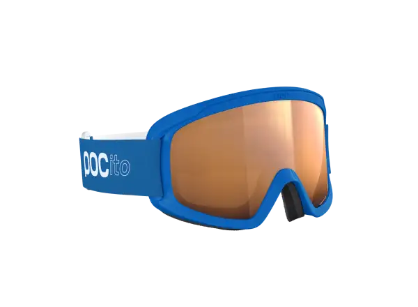 POC POCito Retina detské lyžiarske okuliare Fluorescent Blue/Partly Sunny Light Orange