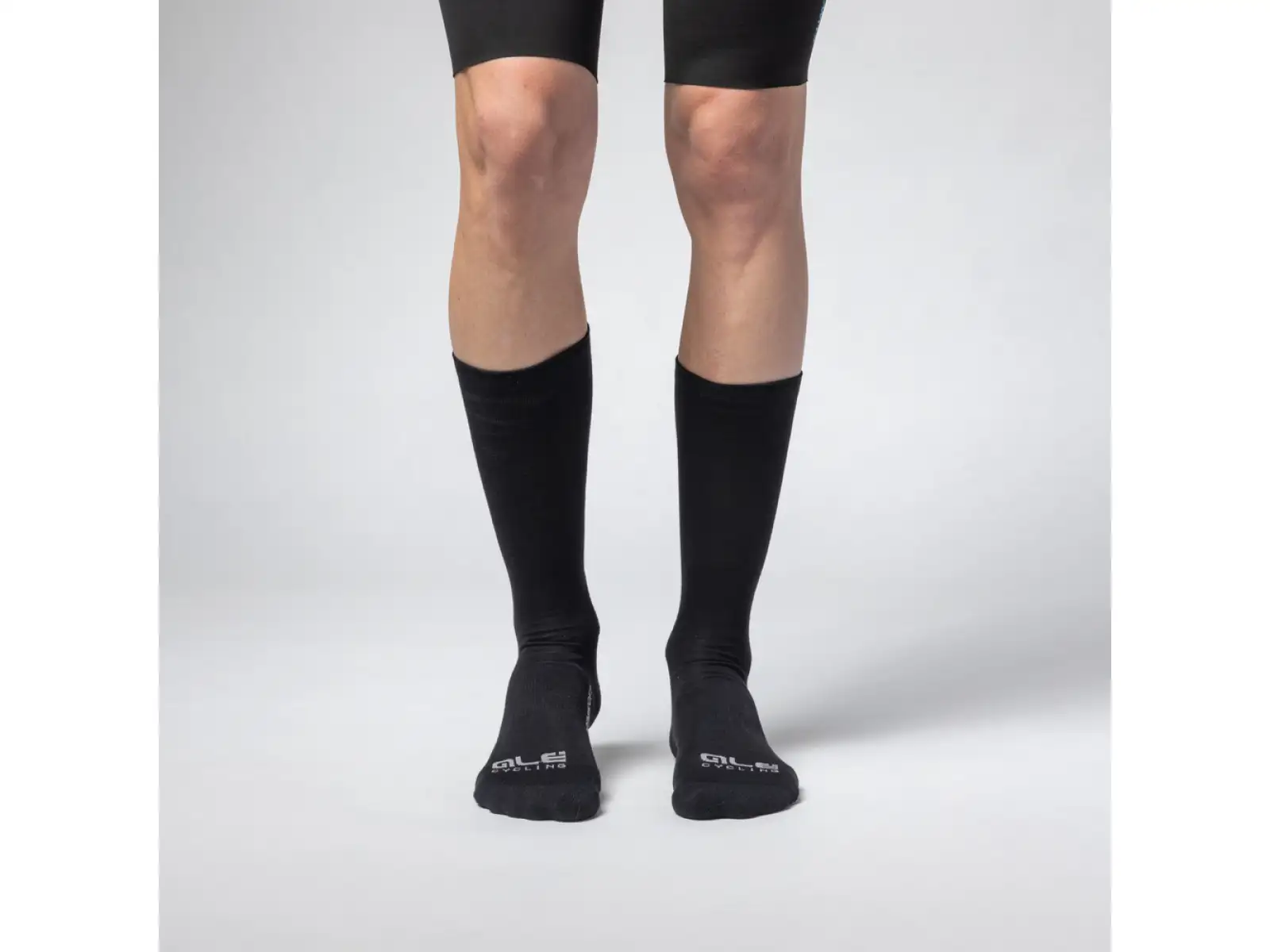 ALÉ Thermo 2.0 zimné cyklistické ponožky Black