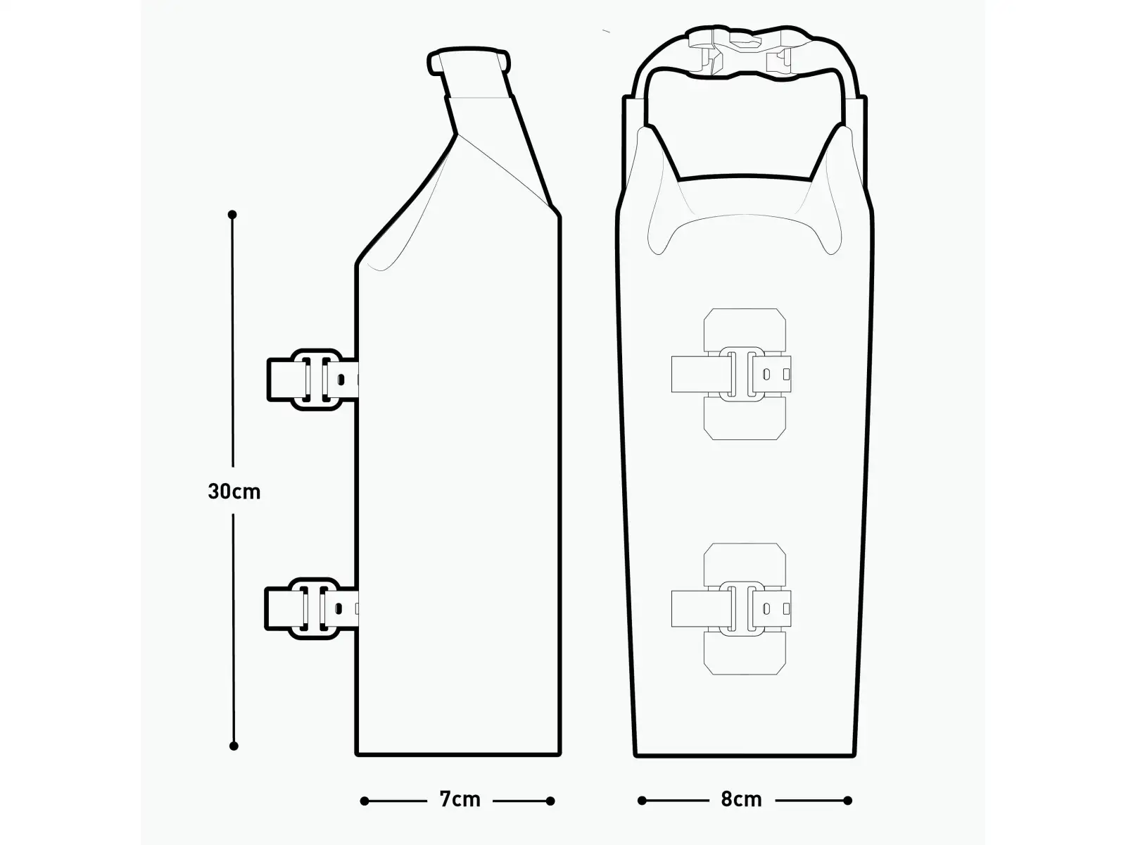 Evoc Downtube Pack WP 1,2 brašňa Black