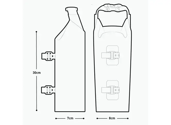 Evoc Downtube Pack WP 1,2 brašňa Black