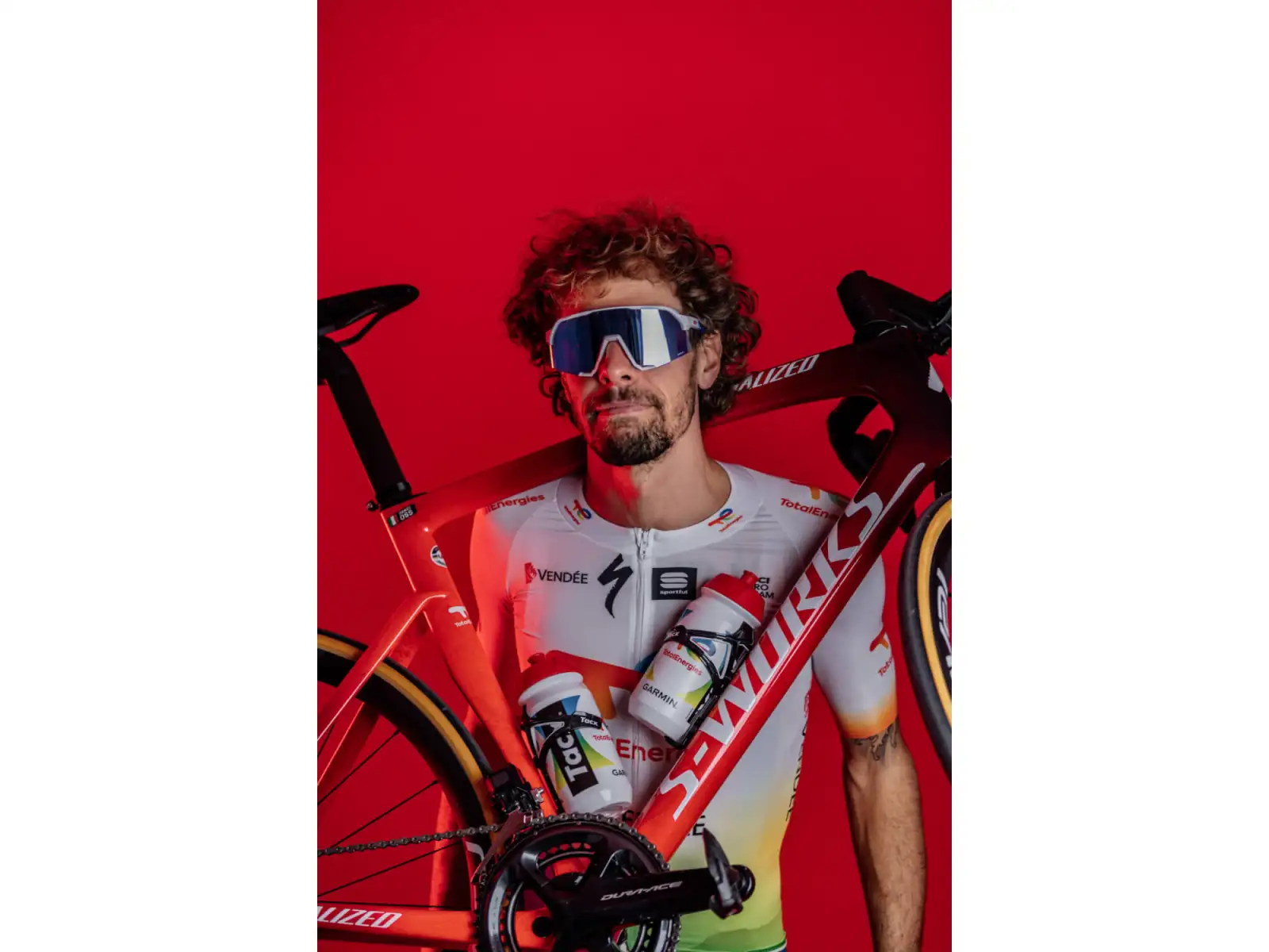 100% S3 okuliare TotalEnergies Team Matte White / HIPER Lens