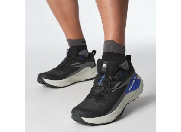 Salomon Genesis GTX pánska bežecká obuv Black/Lunar Rock