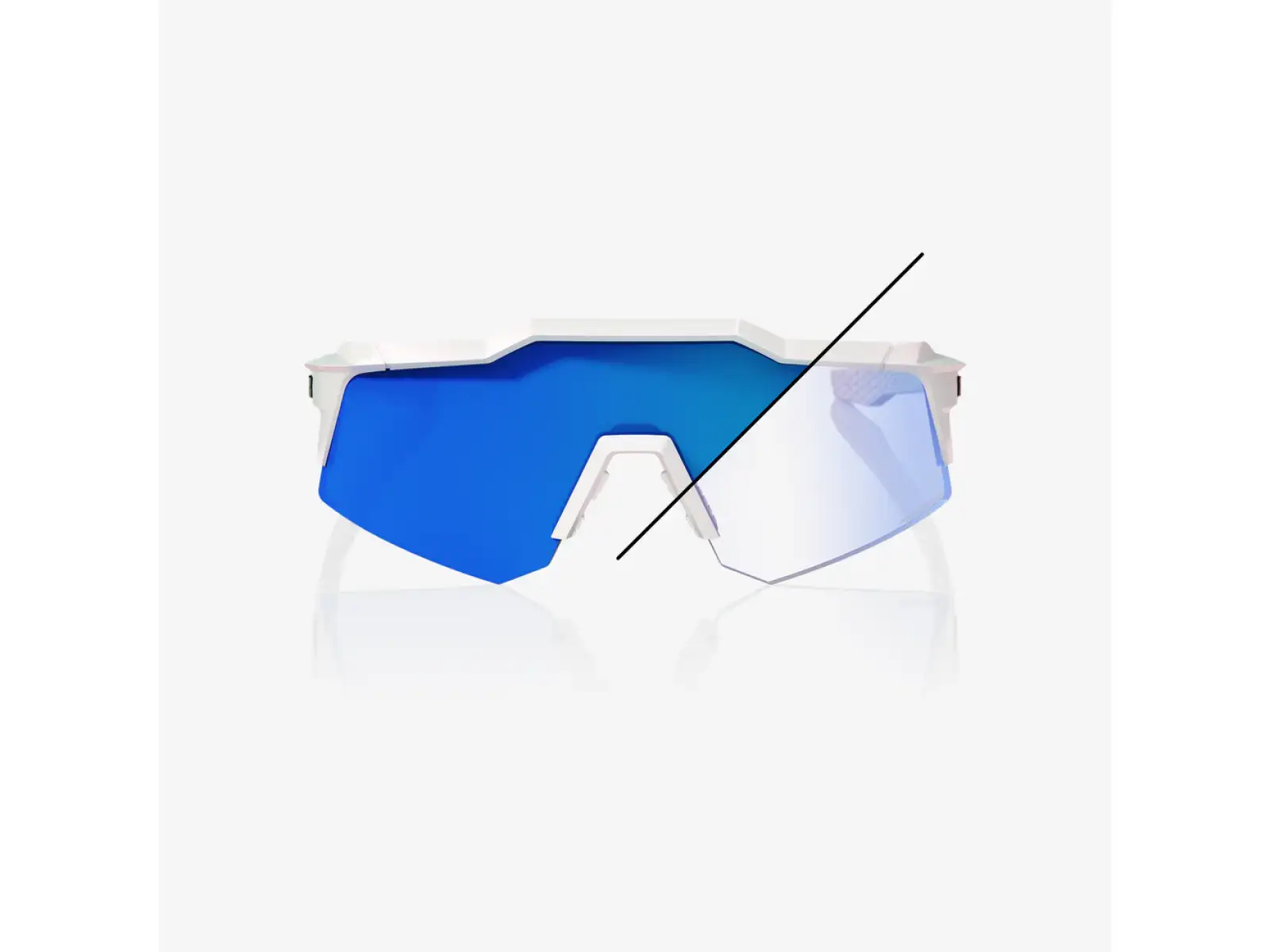 100% Speedcraft okuliare XS LE Bastille Blue Mirror Photochromic