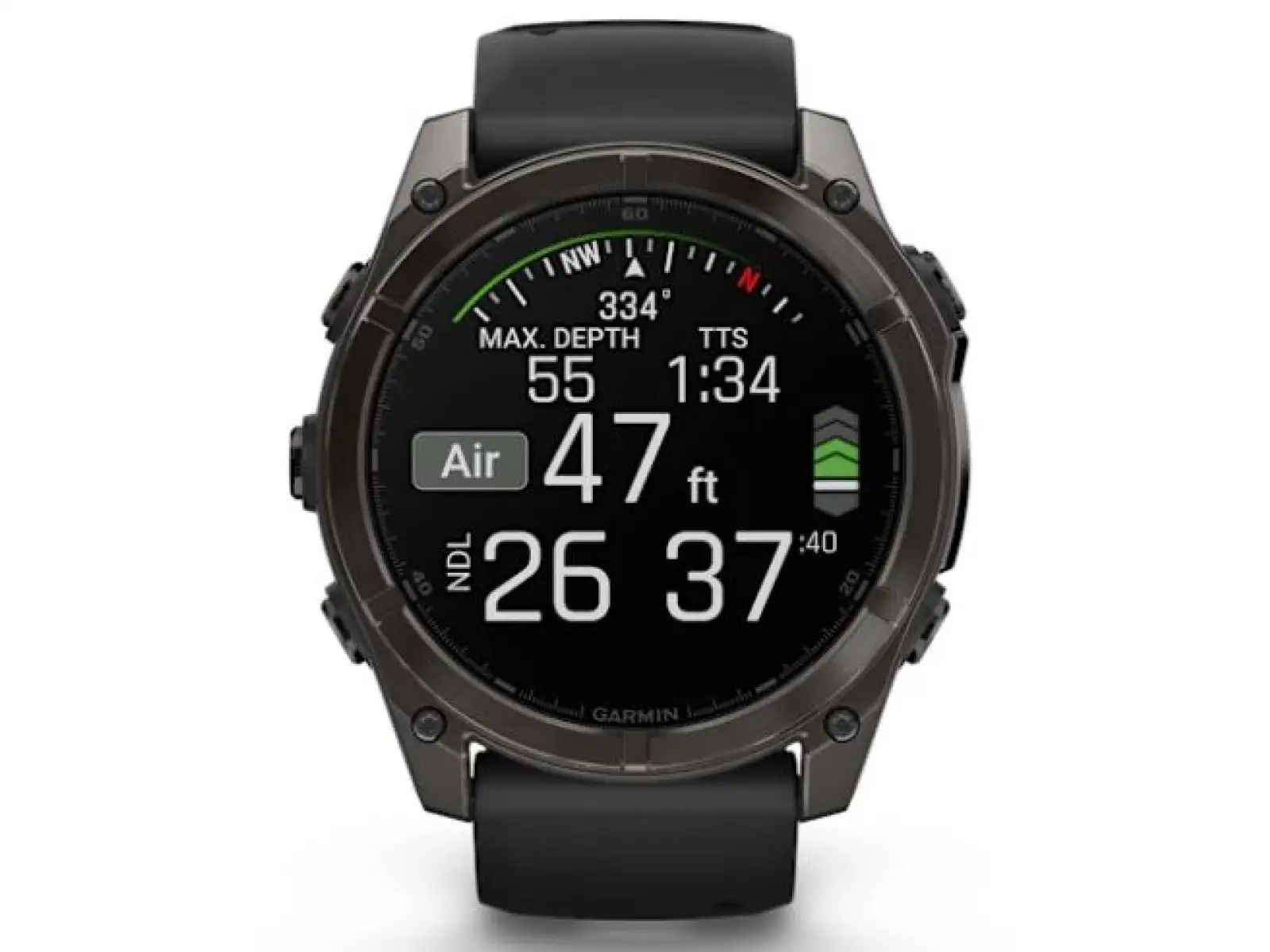 Garmin fenix 8 - 51 mm AMOLED Sapphire inteligentné hodinky Carbon DLC Titanium Black/Gray