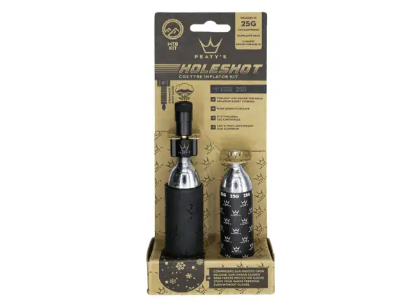 Peatys Holeshot CO2 sada 25 g čierna
