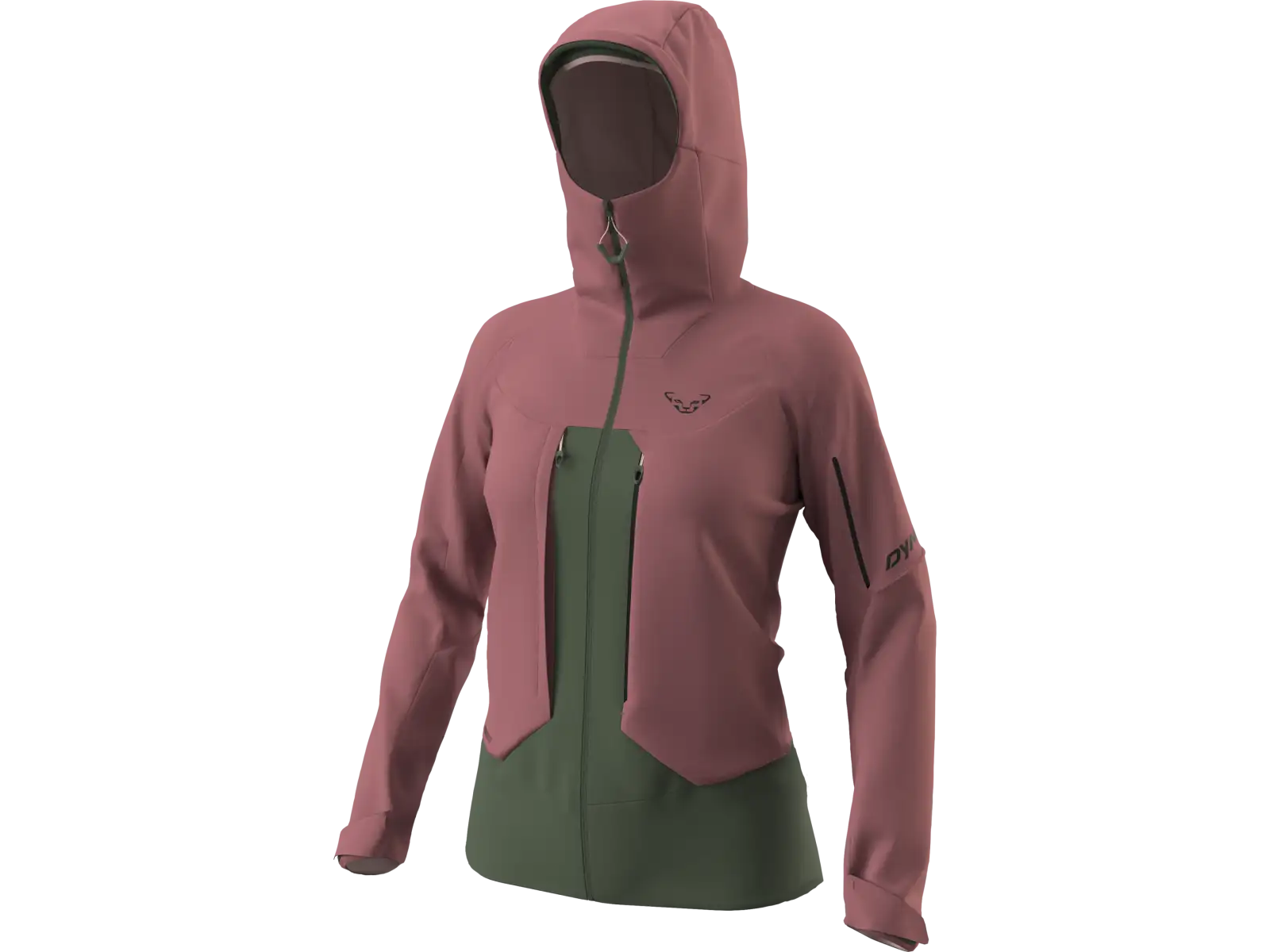 Dynafit Tigard 3L Stretch dámska bunda Dark Rose