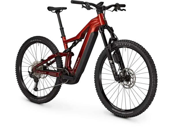 Focus THRON 9 720Wh celoodpružený elektrobicykel Maroonred / Darkmaroon
