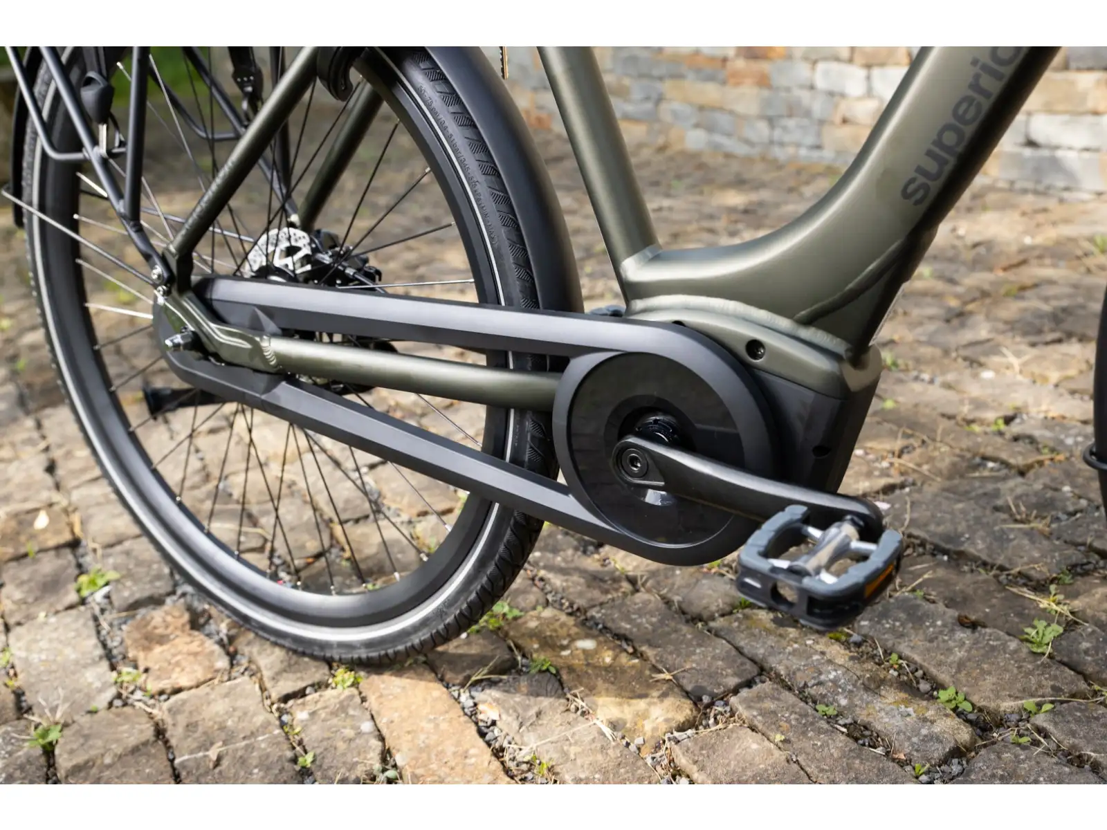 Superior eMOVE 6.3 mestský elektrobicykel Matte Dark Green