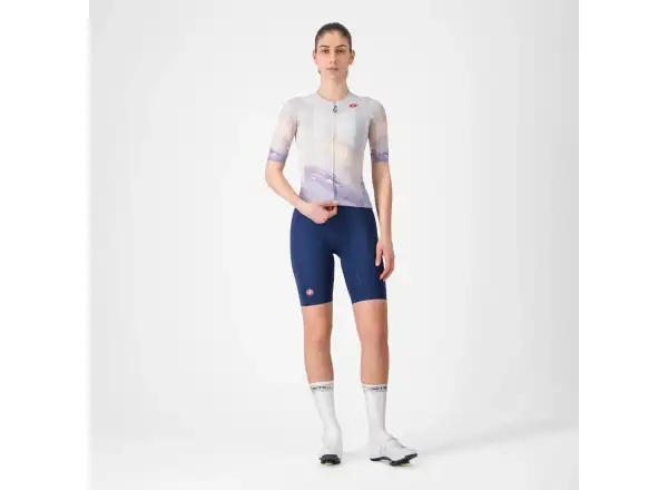 Castelli Aero Pro 8S dámsky dres krátky rukáv Multicolor Purple