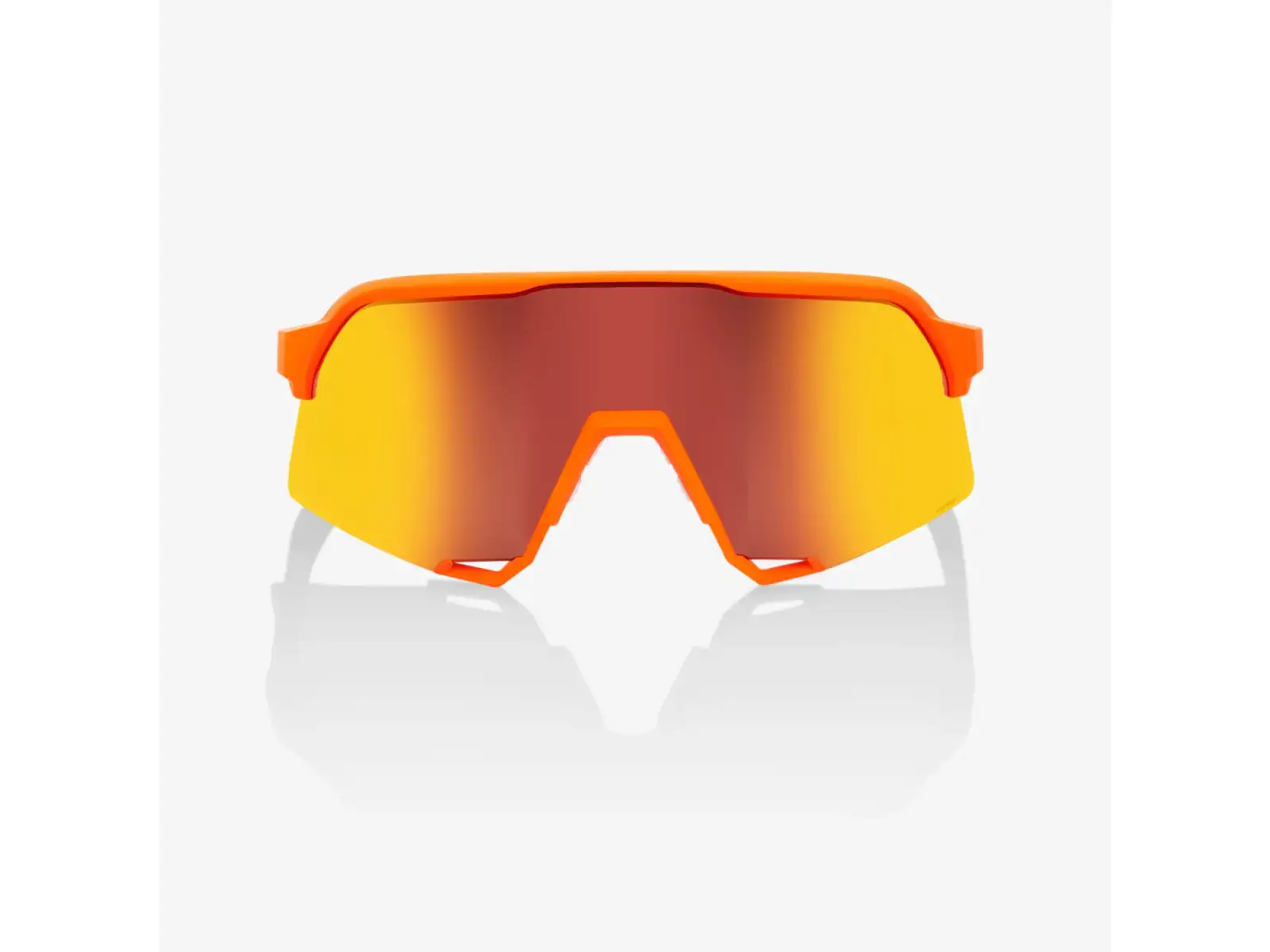 100%  S3 okuliare Soft Tact HiPER Neon Orange/Red Multilayer