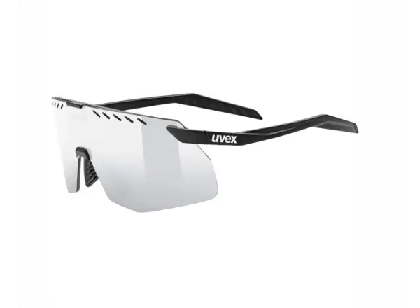 Uvex Pace Stage S cyklistické okuliare Black matt/Mirror Silver