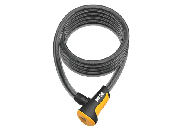 ONGUARD zámok lanko 1200x8 mm oranžový 2kľúče