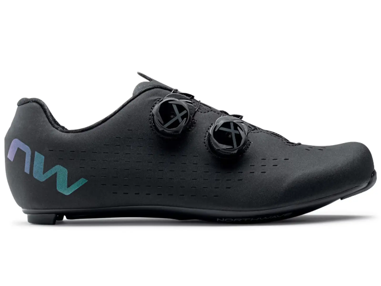 Northwave Revolution 3 cestné pánske tretry Black/Iridescent