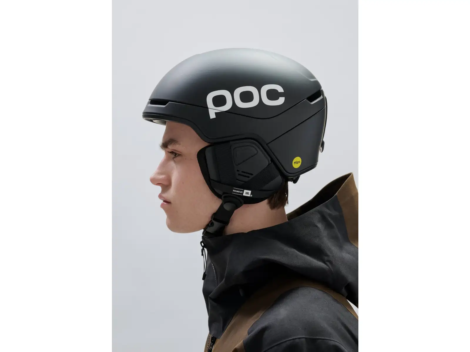 POC Obex Contour Communication lyžiarska prilba Sylvanite Grey Matt/Uranium Black Matt