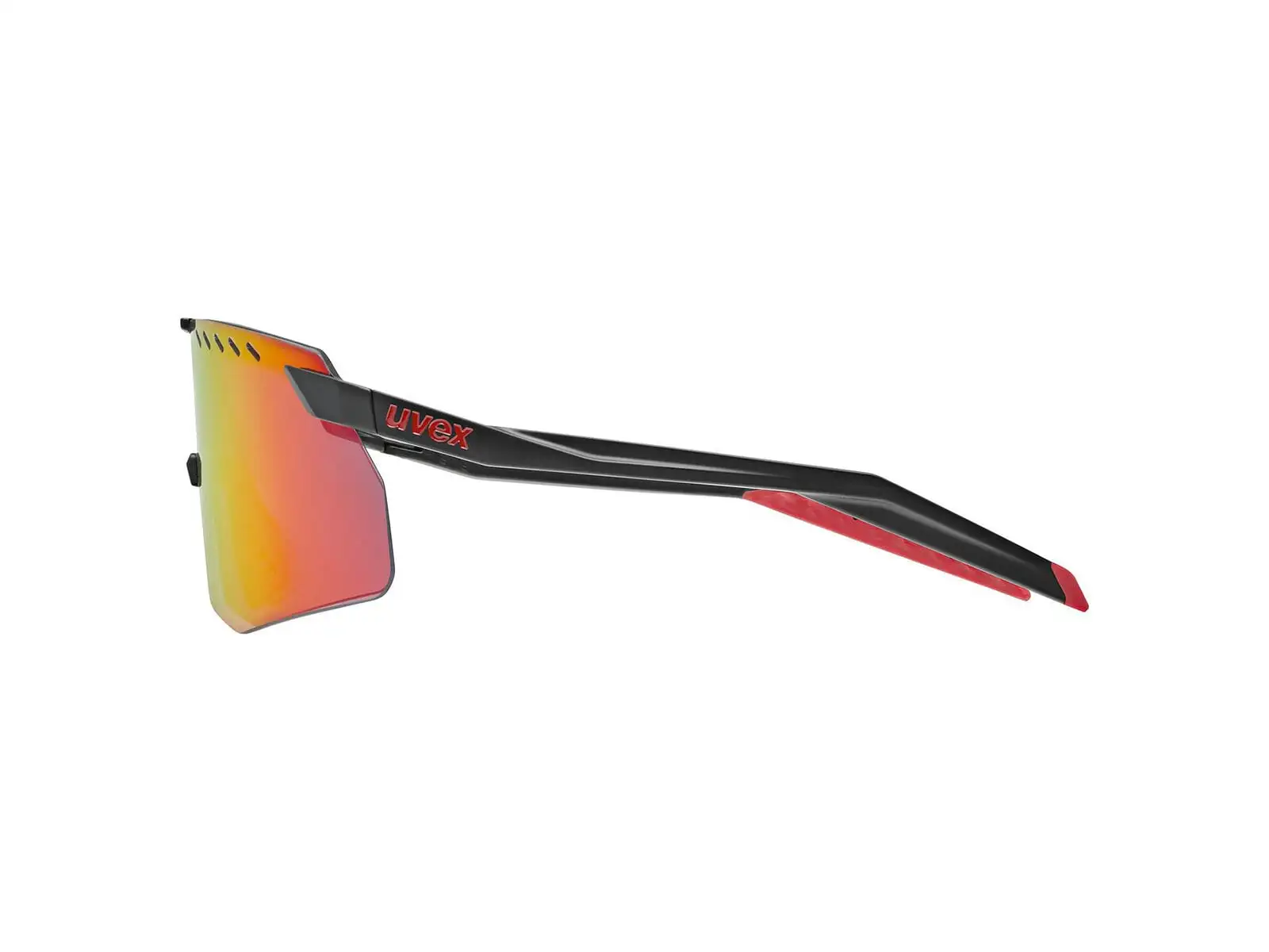 Uvex Pace Stage S slnečné okuliare Black Matt/Mirror Red