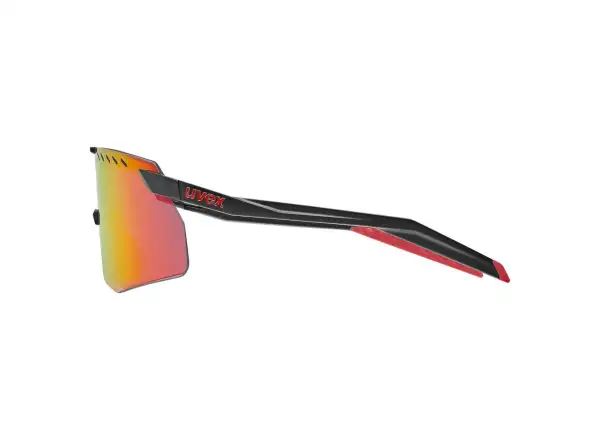 Uvex Pace Stage S slnečné okuliare Black Matt/Mirror Red