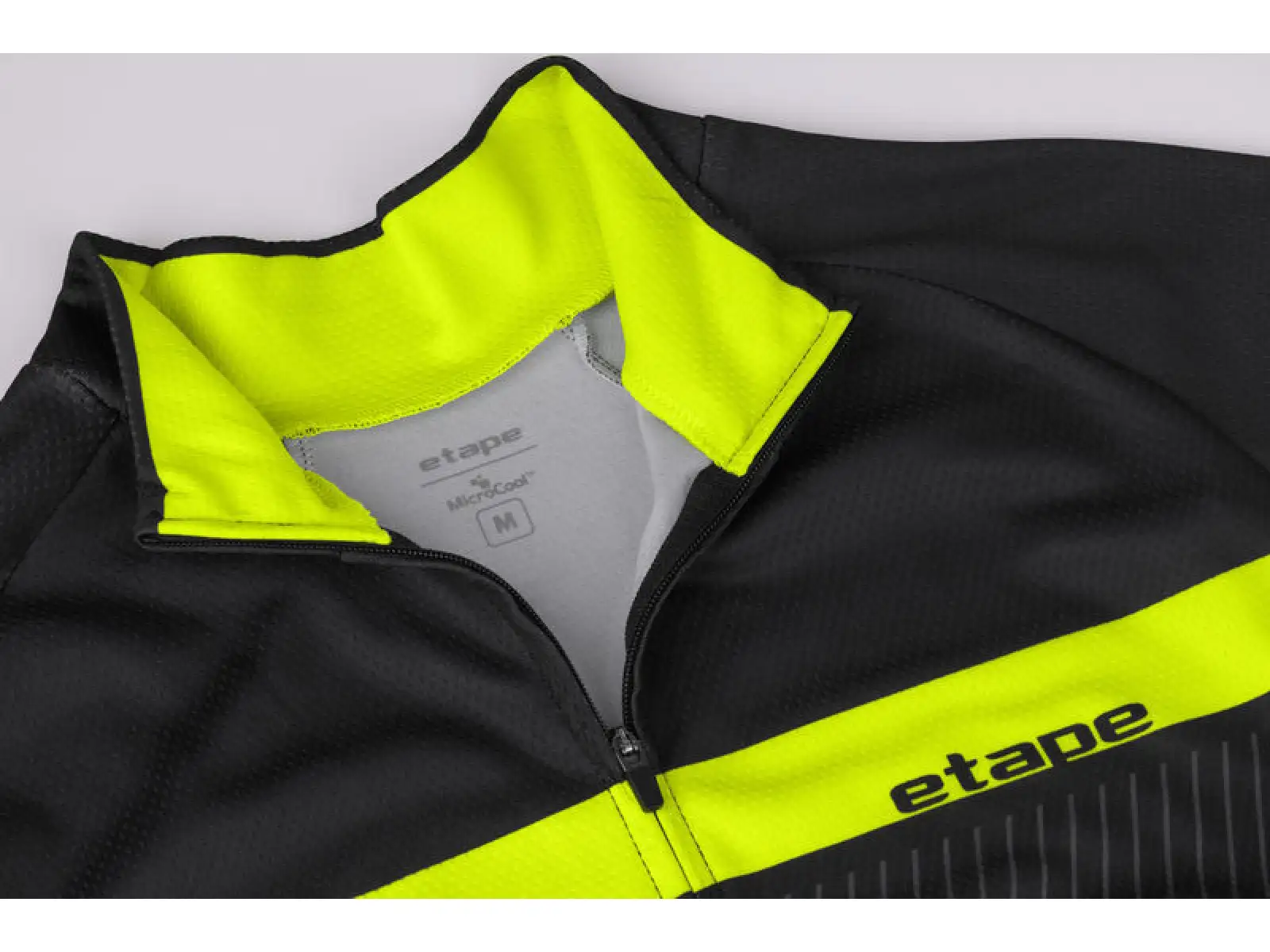 Etape Comfort 2.0 pánsky dres dlhý rukáv čierna/žltá fluo