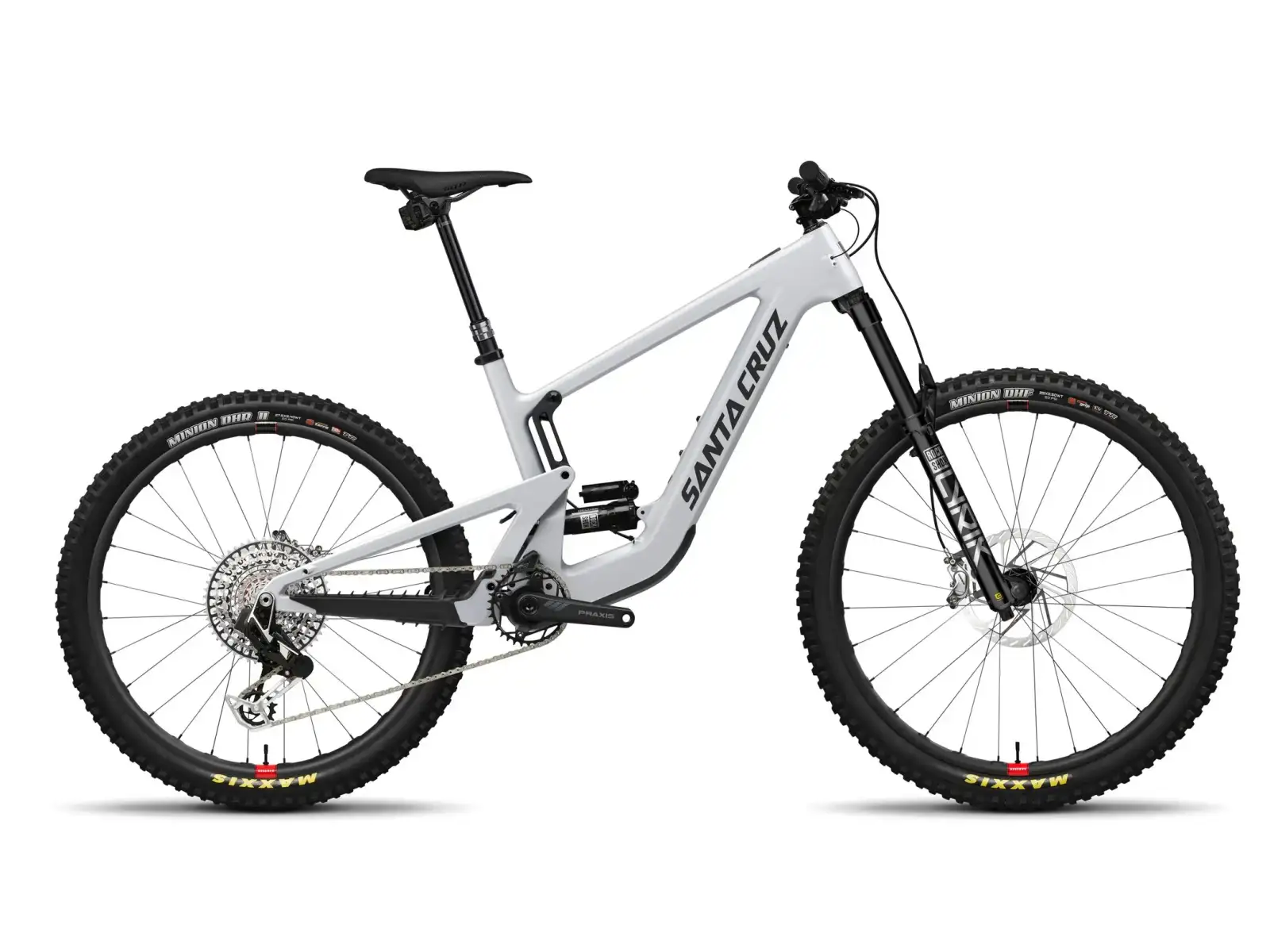 Santa Cruz Heckler SL 1 CC XX AXS RSV celoodpružený elektrobicykel Matte Silver