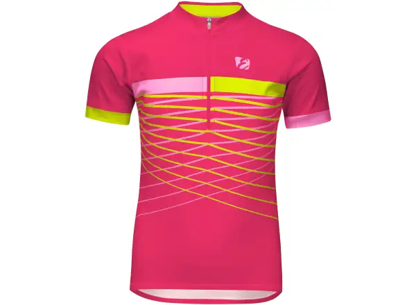 Etape Lucky detský dres ružová/limetka