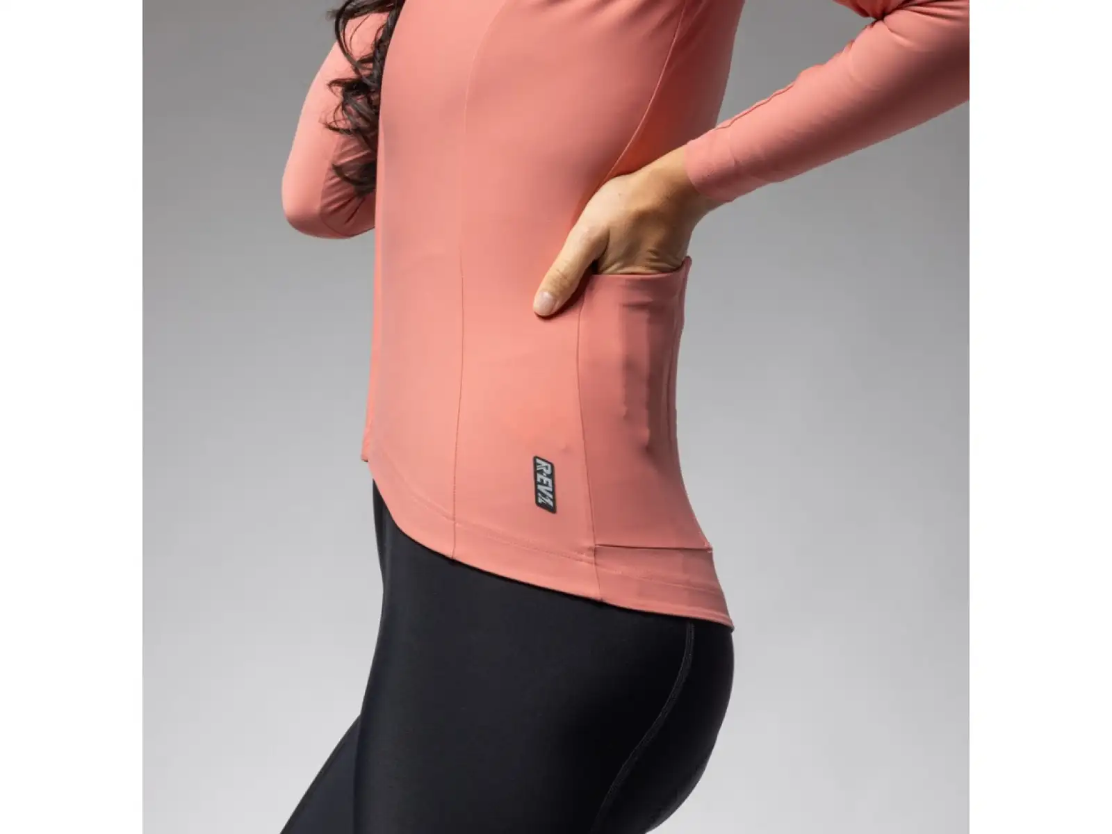 Alé R-EV1 Warm Race 2.0 dámsky zateplený dres dlhý rukáv Baroque Rose