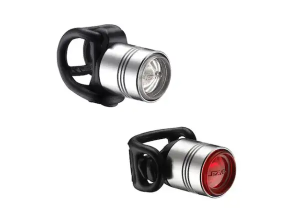 Lezyne Femto Drive Duo súprava svetiel silver