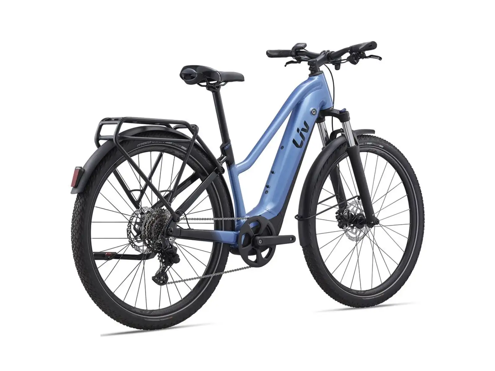 Liv Amiti-E+1 trekingový elektrobicykel estoril modrý