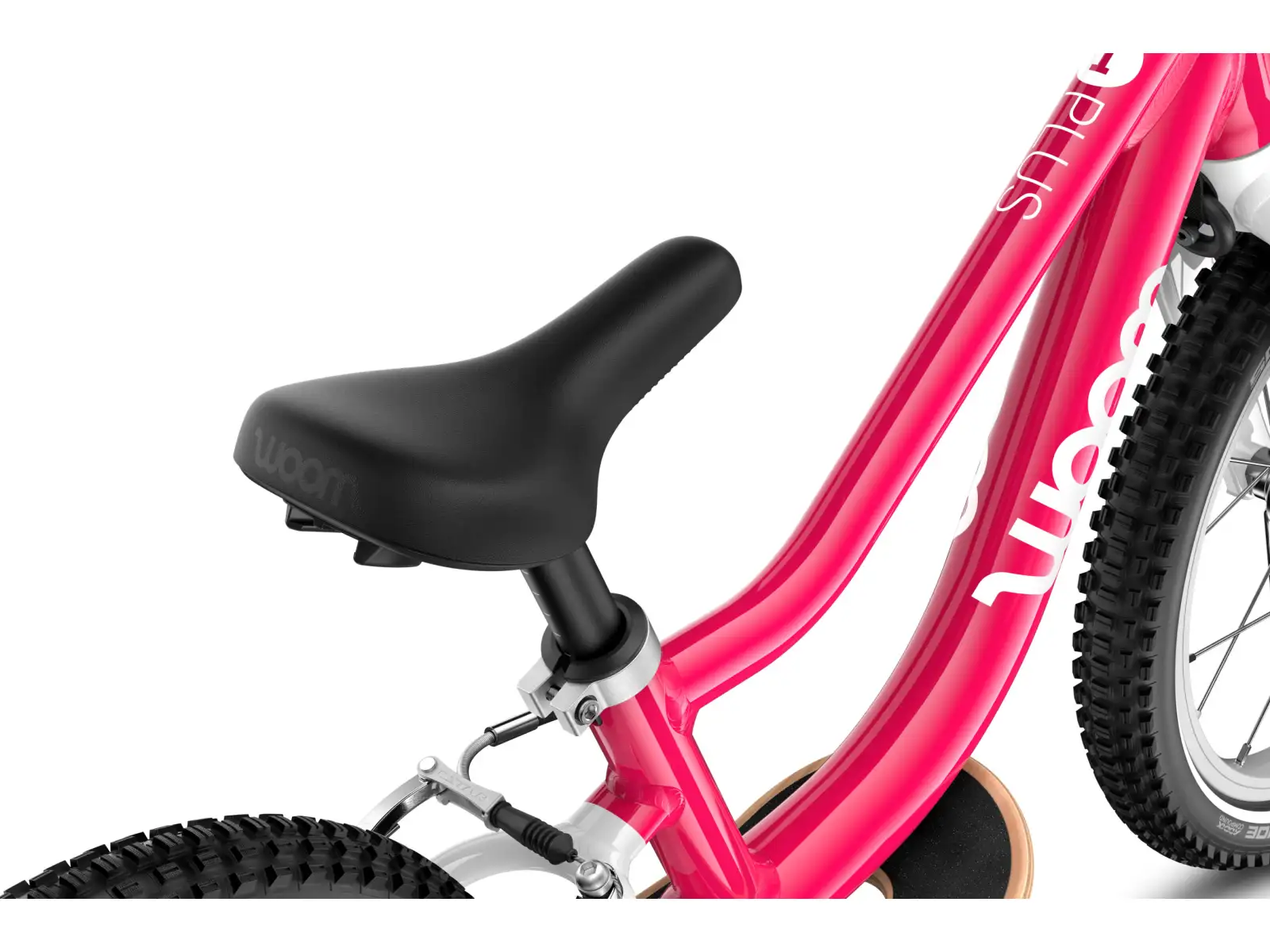 Woom GO 1 Plus detské odrážadlo 14" Hot Pink