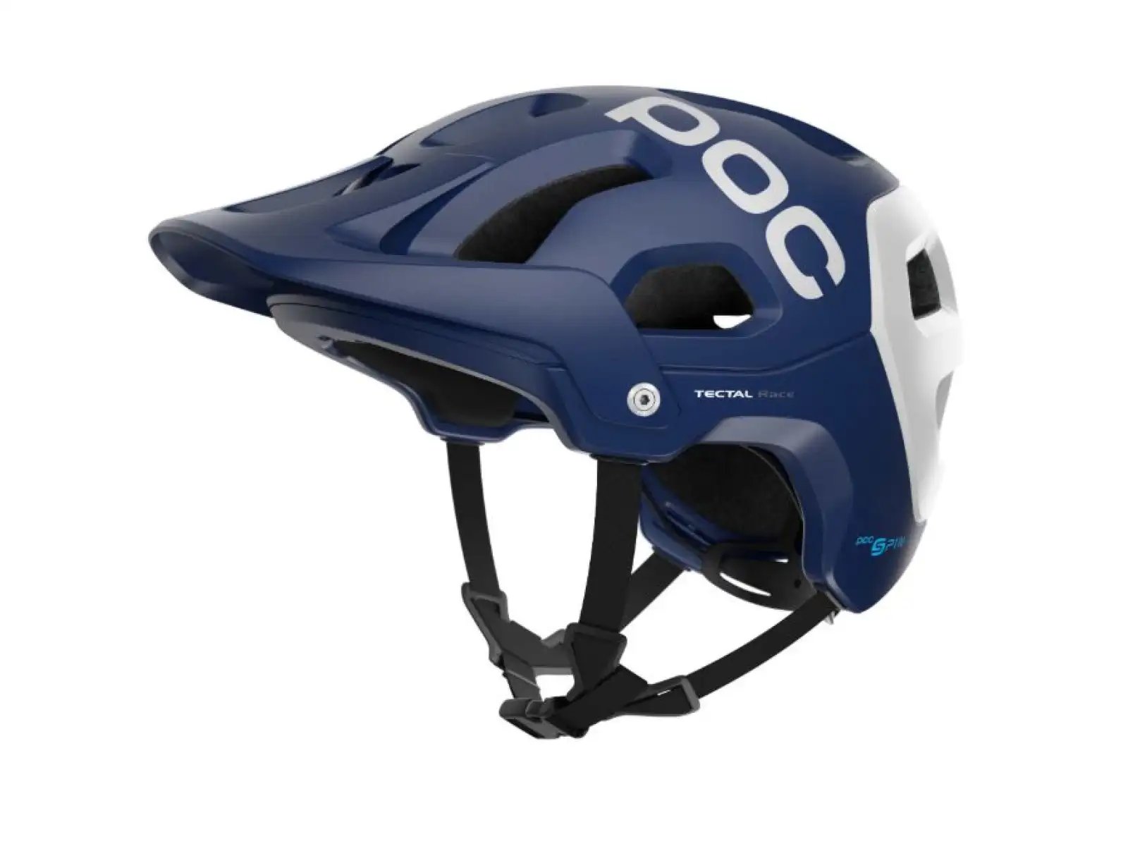 Prilba POC Tectal Race SPIN Lead Blue/Hydrogen White Matt