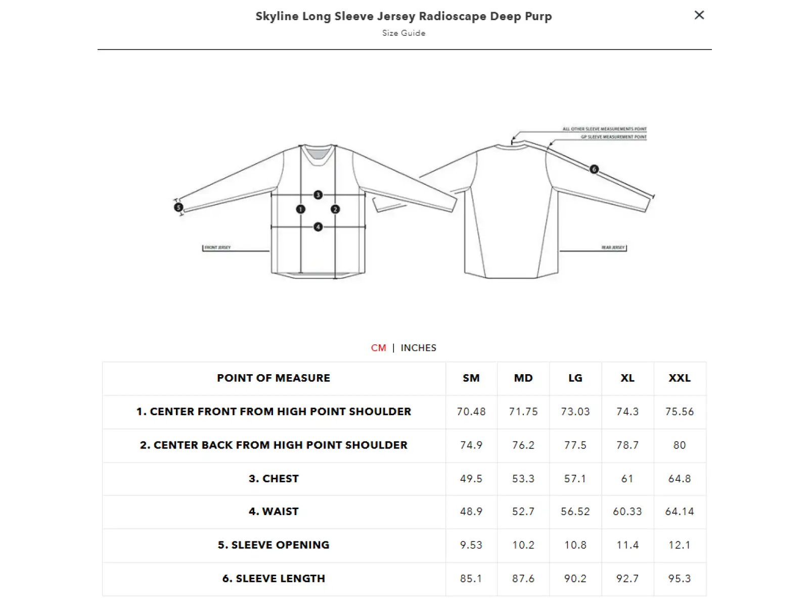Troy Lee Designs Skyline Radioscape pánsky dres dlhý rukáv Deep Purple