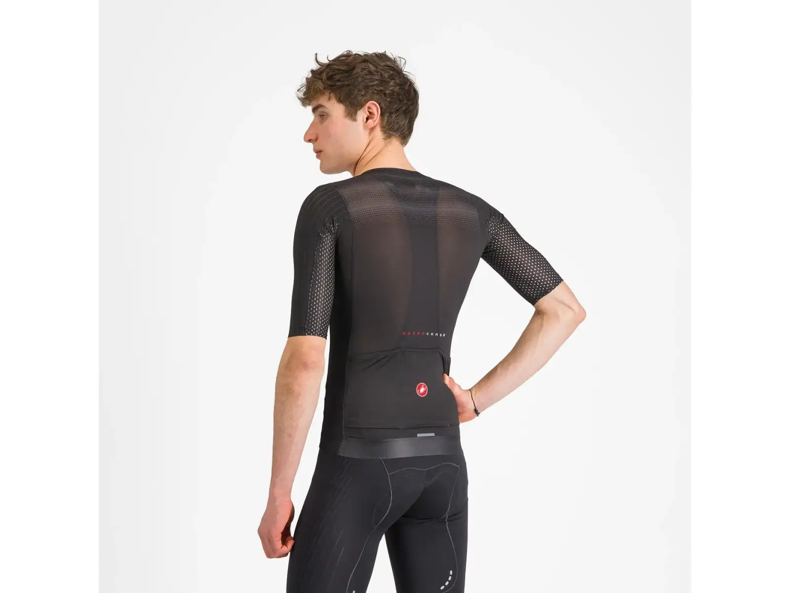 Castelli Aero Race 8S pánsky dres krátky rukáv Black
