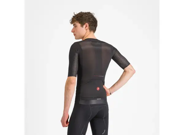 Castelli Aero Race 8S pánsky dres krátky rukáv Black