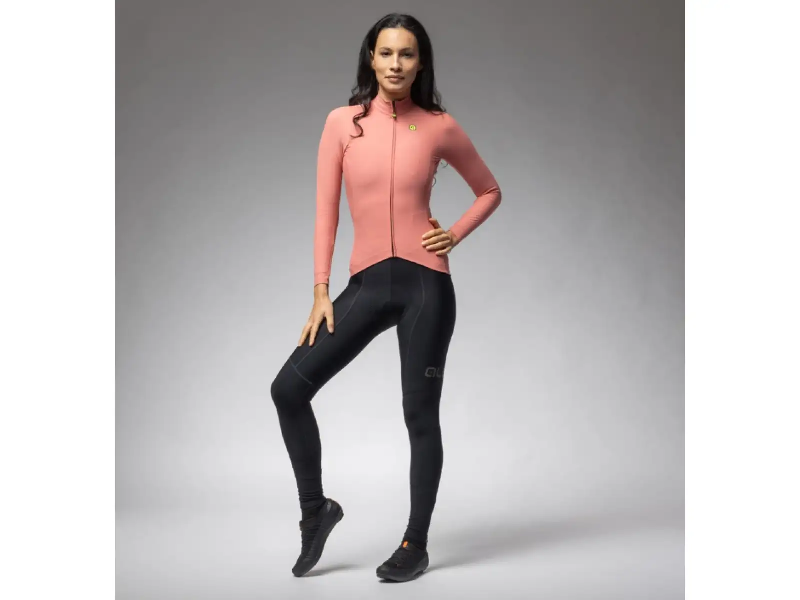 Alé R-EV1 Warm Race 2.0 dámsky zateplený dres dlhý rukáv Baroque Rose