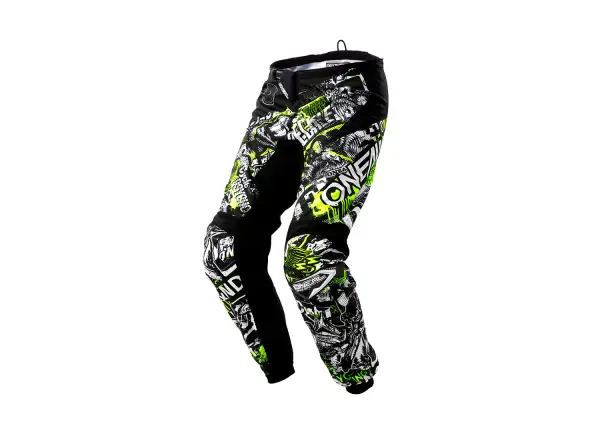ONeal Element Attack V.23 detské nohavice Black/Neon Yellow