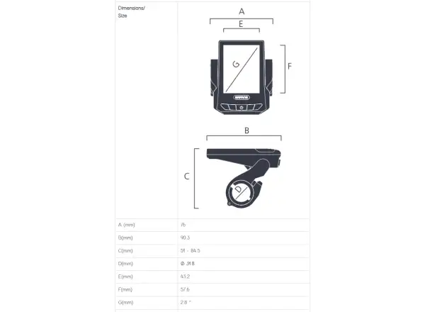 Bafang displej DP C271 CAN