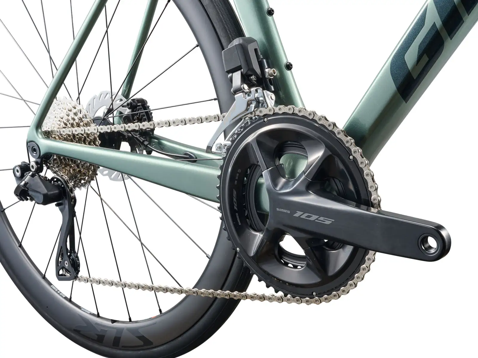 Giant TCR Advanced 0 Pro Compact cestný bicykel Alpine Green