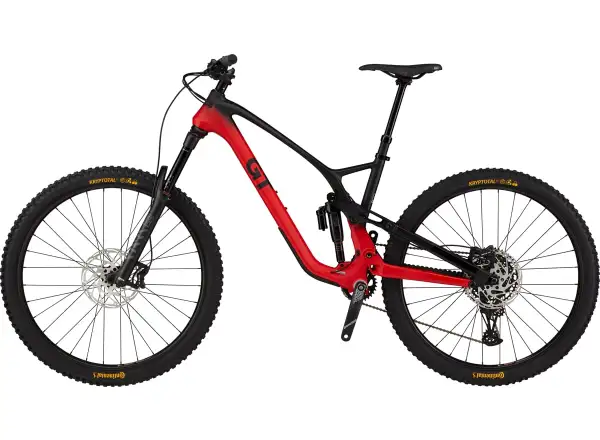 GT Force 29 Carbon Elite celoodpružený horský bicykel Red