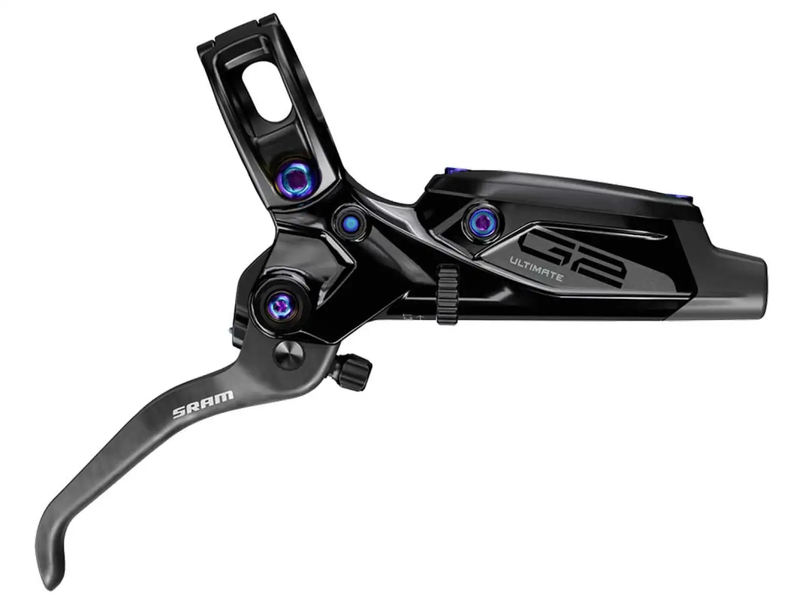 Predná kotúčová brzda Sram G2 Ultimate Carbon Black/Rainbow