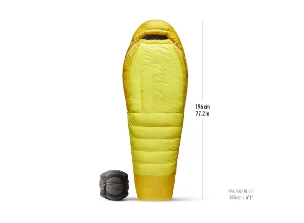 Sea To Summit Alpine Down Regular spacák -29C Blazing Yellow