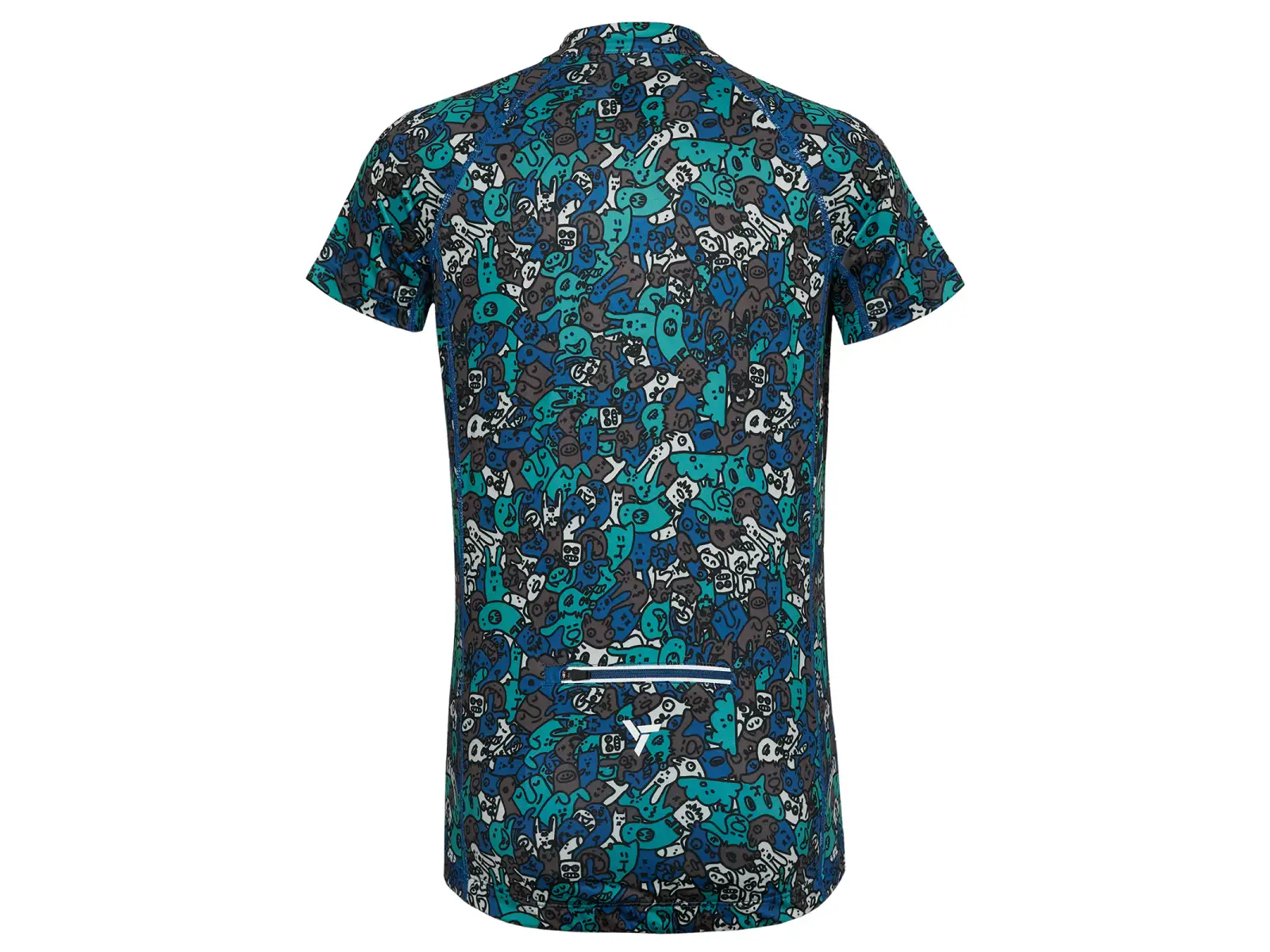 Silvini Scrivia detský dres krátky rukáv Blue/Yellow