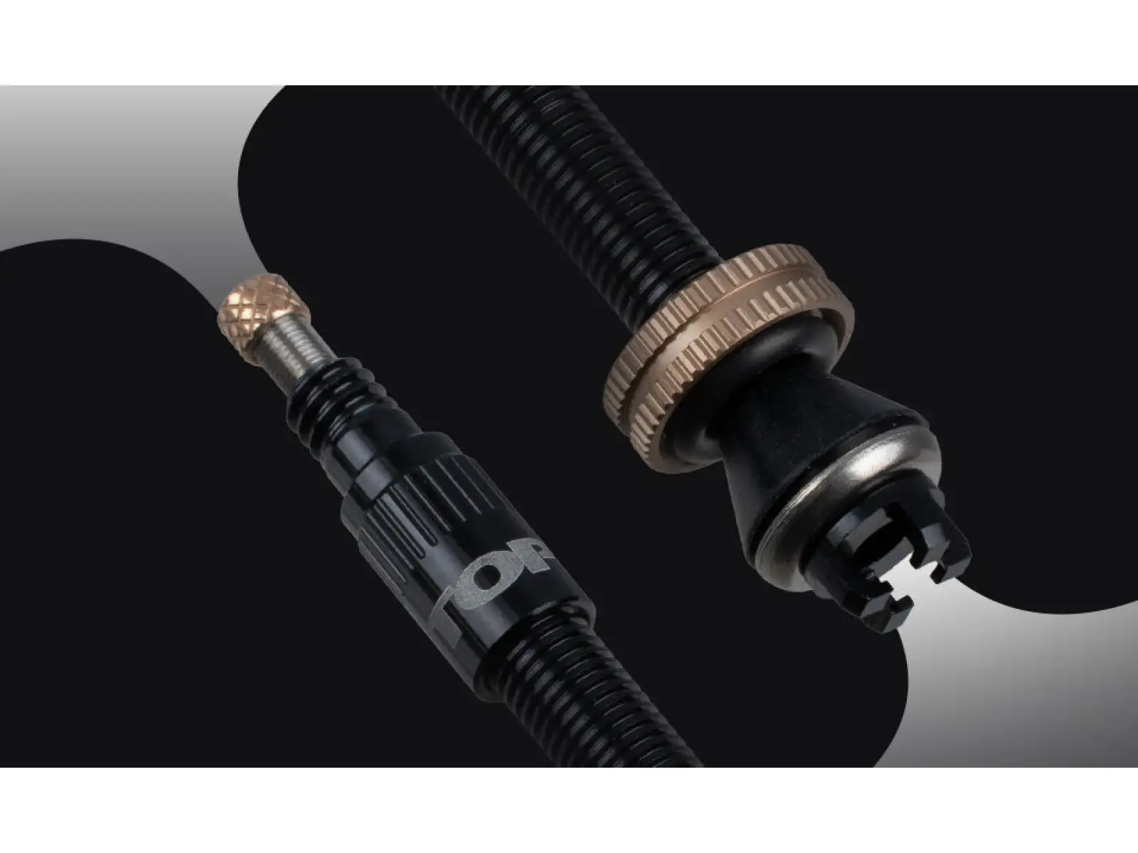 Topeak sada ventilčekov TURBOFLOW VALVE KIT 45mm