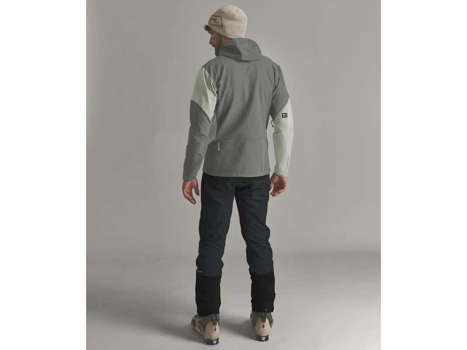 Ortovox Ortler Softshell Plus Jacket pánska softshellová bunda Dark Sage